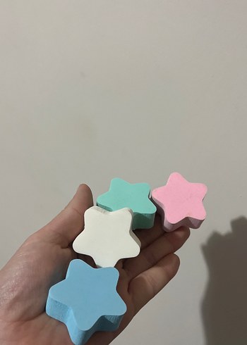 Yıldız Şekilli Pastel Makyaj Süngeri - Görsel 2