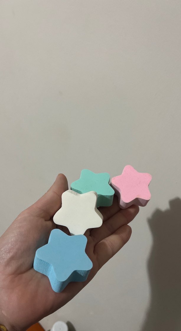 Yıldız Şekilli Pastel Makyaj Süngeri - Görsel 2