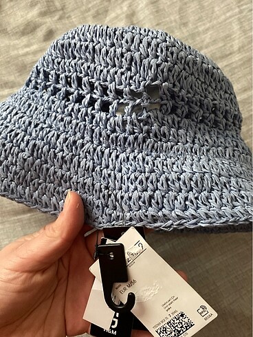 H&M Hm hasıe mavi şapka