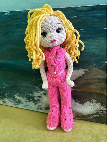 Pembe Barbie Amigurami Organik Bebek