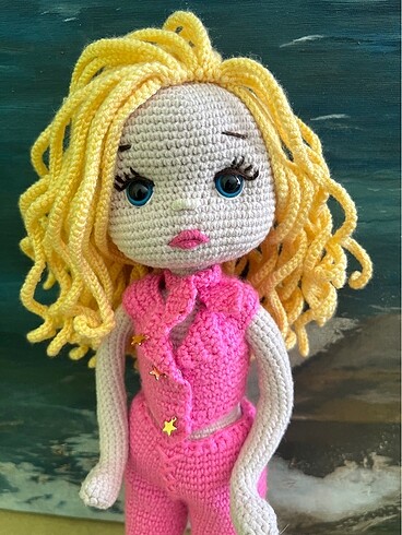  Beden Pembe Barbie Amigurami Organik Bebek