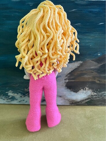  Beden Renk Pembe Barbie Amigurami Organik Bebek
