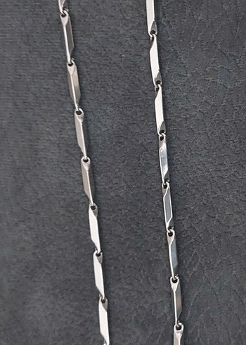 çelik kolye erkek / kadın - Görsel 3