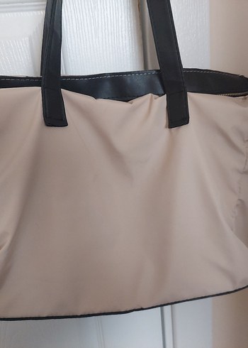 Bej Parizyen Kadın Fermuarlı Çanta - Görsel 3