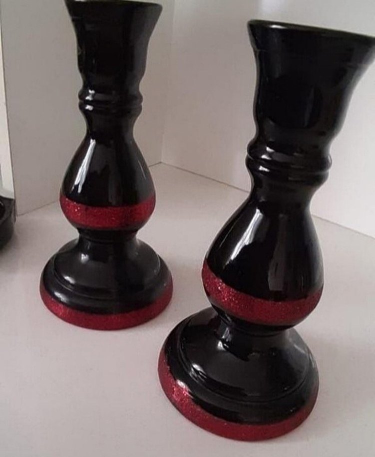 Kırmızı Desenli Geleneksel Sofra Seti - Görsel 3