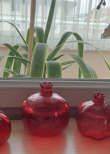 Kırmızı Renkli Nar Figürinleri - Görsel 3