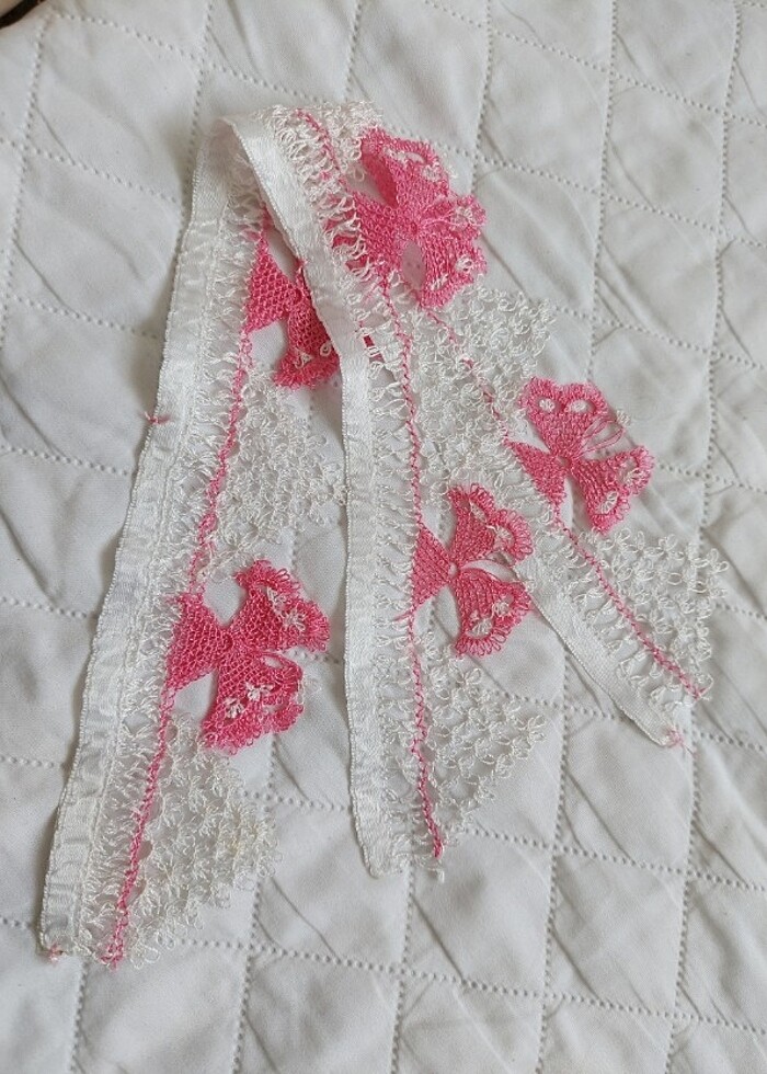 iğne oyası havlu - Görsel 3