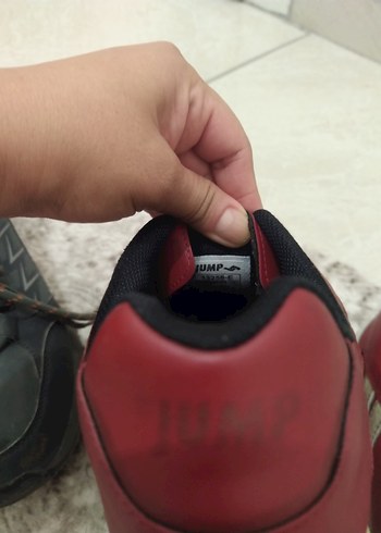 40 Beden Kırmızı Erkek Futbol Ayakkabısı Velcro