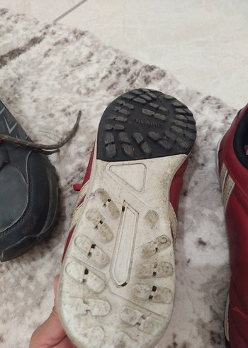 40 Beden kırmızı Renk Kırmızı Erkek Futbol Ayakkabısı Velcro