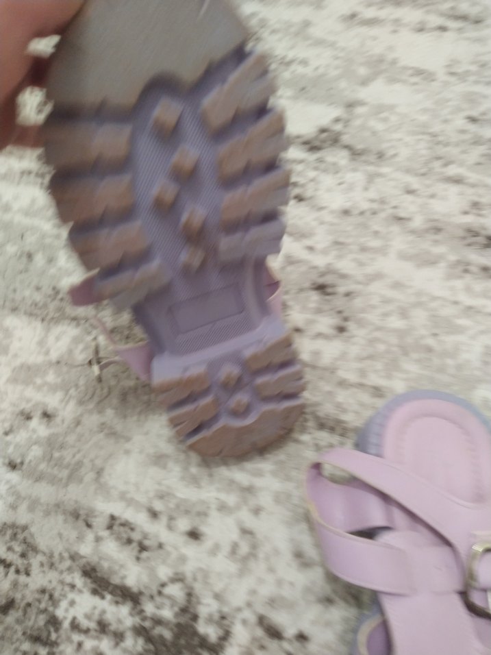 Pembe Pastel Tokalı Blok Topuklu Kadın Sandalet - Görsel 2