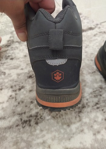 Gri Erkek Bağcıklı Kauçuk Bot - Görsel 4