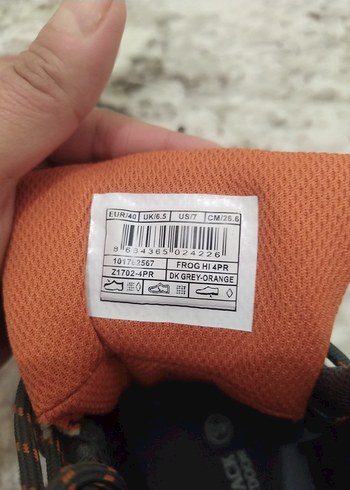 Gri Erkek Bağcıklı Kauçuk Bot - Görsel 3