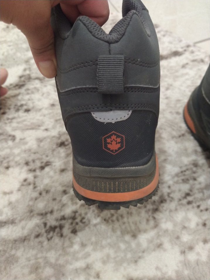 Gri Erkek Bağcıklı Kauçuk Bot - Görsel 4