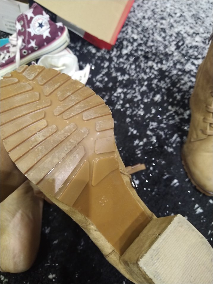 Kadın Süet Bağcıklı Topuklu Kahverengi Bot - Görsel 4