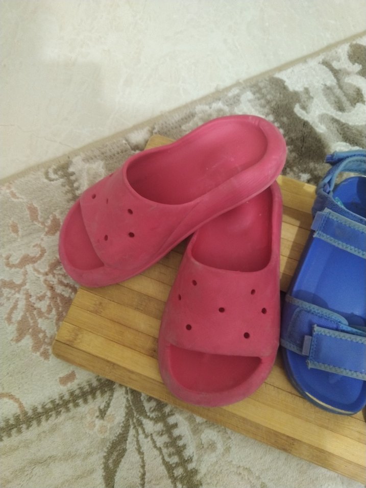 Mavi Kız Çocuk Tokalı Sandalet - Görsel 2