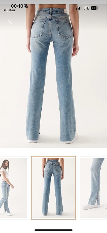 xs Beden Mavi Jeans Maria Slit Jean