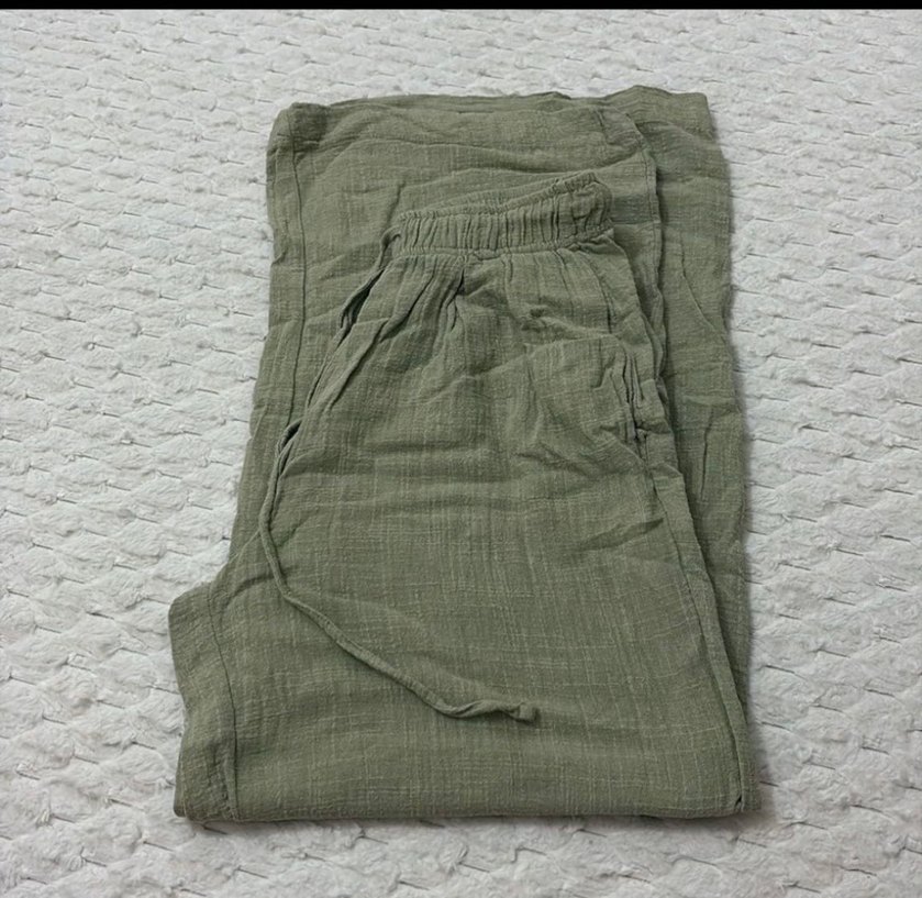 Bershka Keten Pantolon - Görsel 3