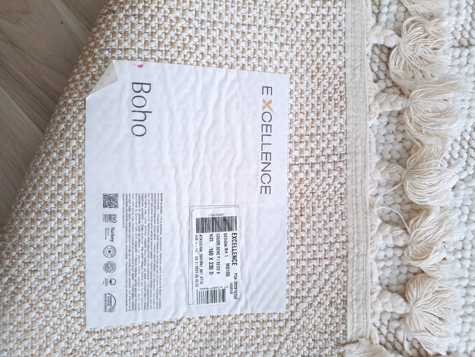 4m2 krem Gri Dokulu Halı - Görsel 4