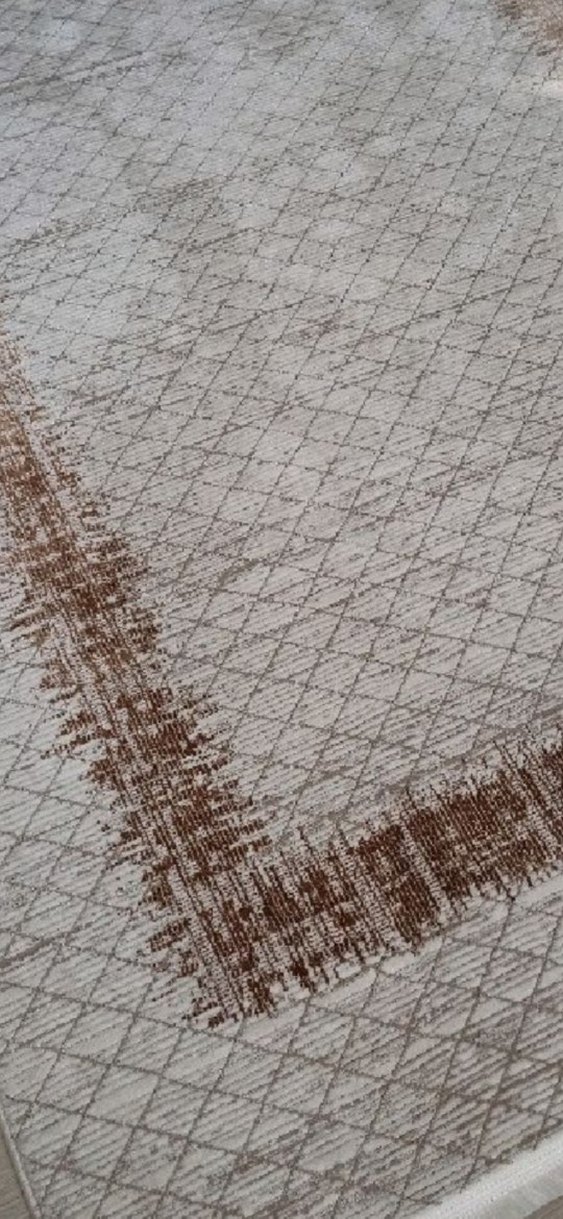 Bej ve kahve  Modern Halı - Görsel 4