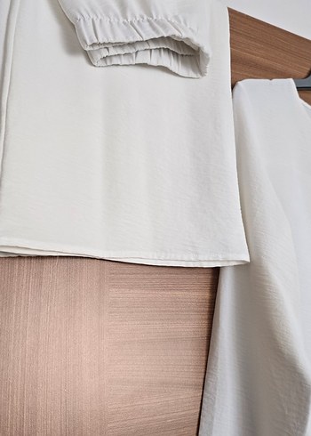 Beyaz Uzun Kollu alt üst takım - Görsel 3