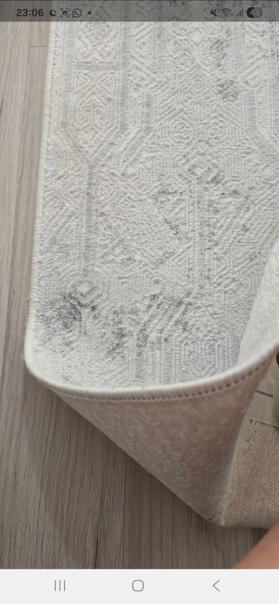 Gri Modern Desensiz Halı 100x300 yolluk - Görsel 3