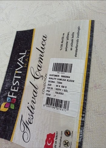 Festival marka yolluk 80x150 ölçüsü - Görsel 3