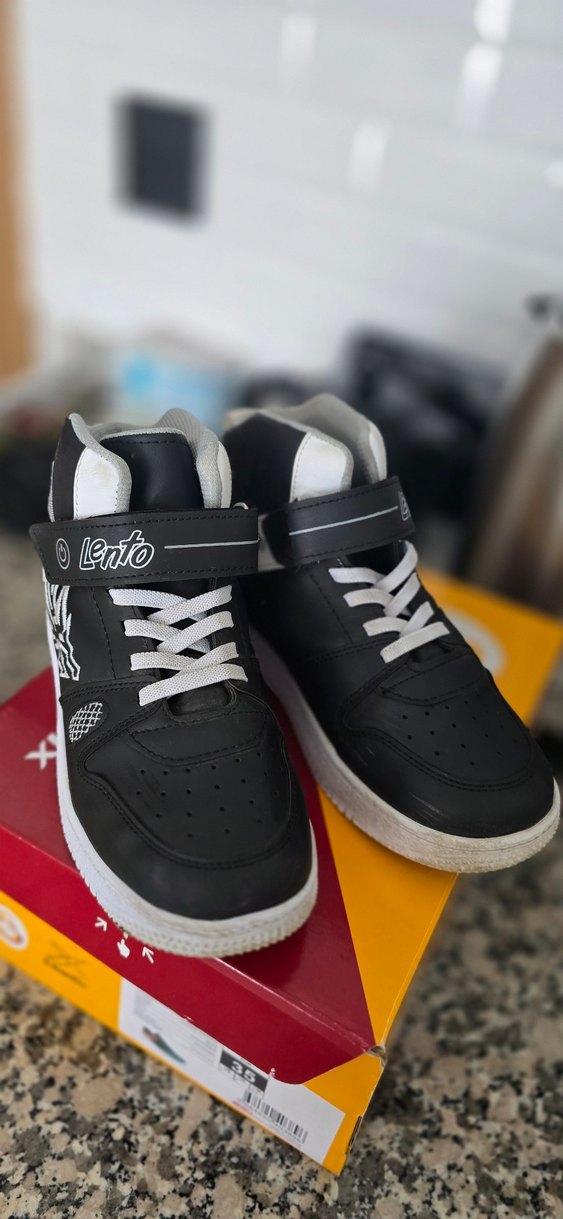 Siyah Erkek Çocuk Spor Ayakkabı - Görsel 2