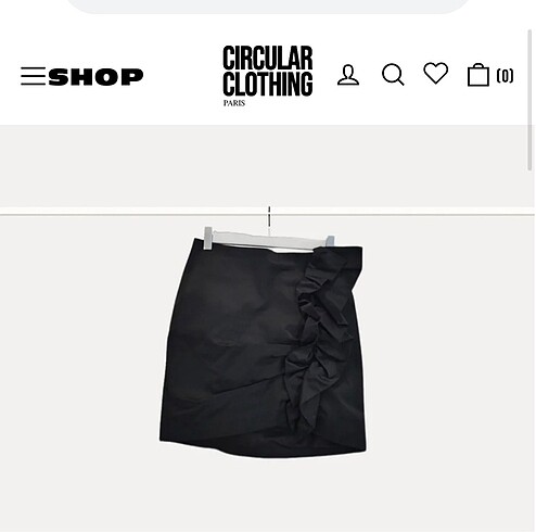 Zara Büzgülü Mini Etek