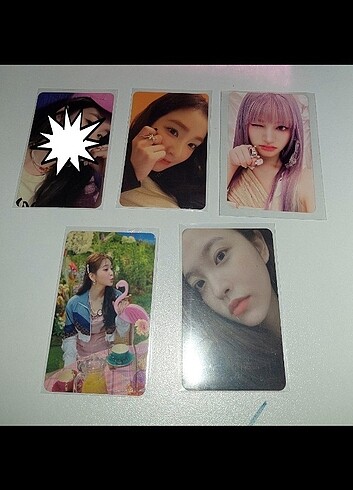 Red velvet / Ive photocard satis