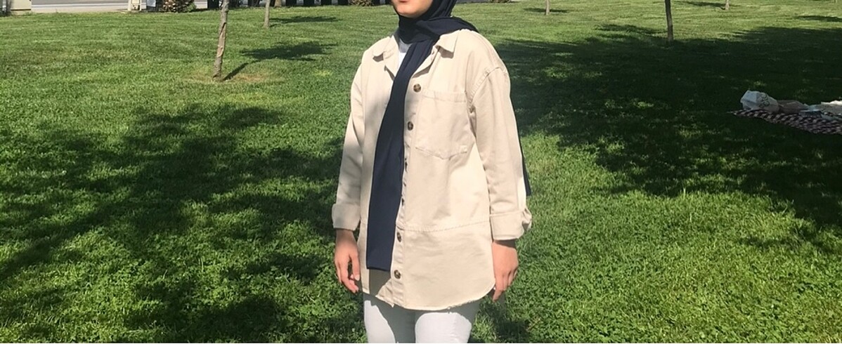 Gabardin ceket gömlek