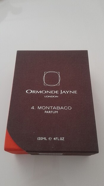 Ormonde jayne montabacco 120 ml parfum SATILDI