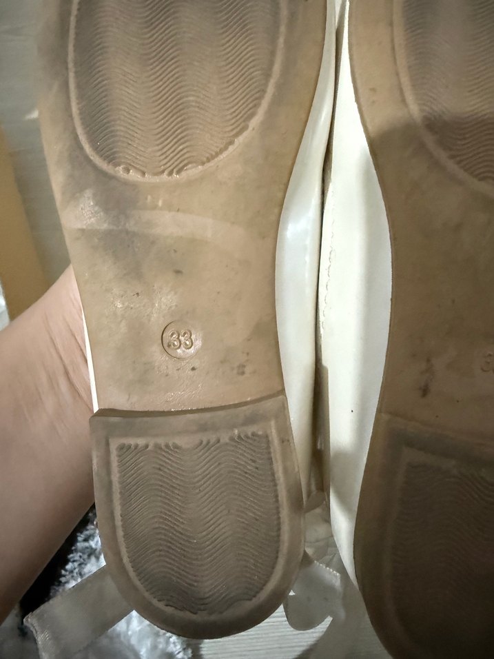 Kız Çocuk Beyaz Klasik Babet Ayakkabı - Görsel 3