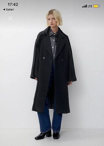 yeni etiketli pull and bear kaban