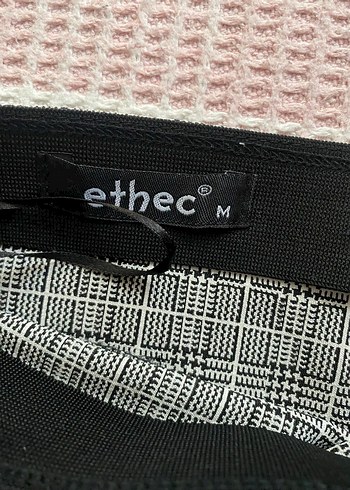 Gri Ekoseli Fırfırlı Midi Mini Etek - Görsel 3