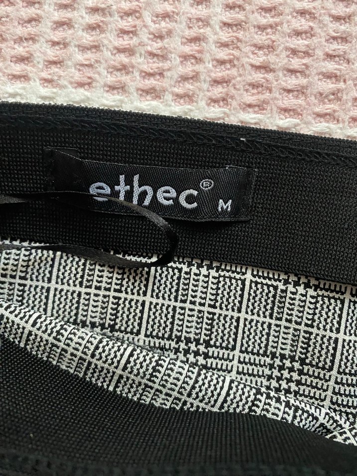 Gri Ekoseli Fırfırlı Midi Mini Etek - Görsel 3