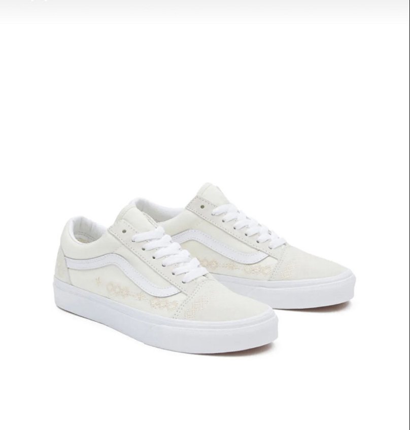 Vans Beyaz Nakışlı Spor Ayakkabı - Görsel 2