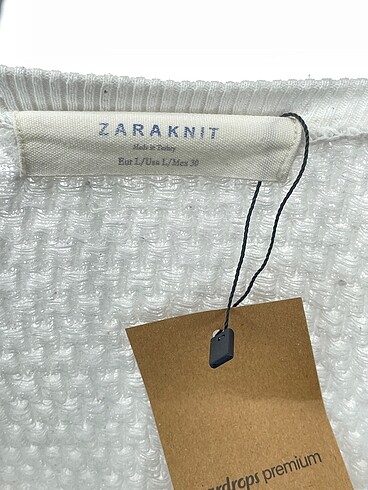 l Beden beyaz Renk Zara Kazak / Triko %70 İndirimli.