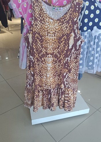 LC Waikiki Turkuaz Yılan Desenli Kolsuz Hamile Bluzu