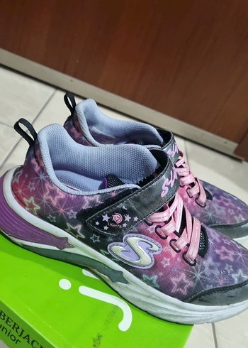 Skechers Kız Çocuk Renkli Bağcıklı Sneaker