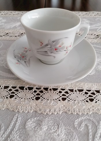 Vintage Beyaz Fincan (1 ad.) - Görsel 2