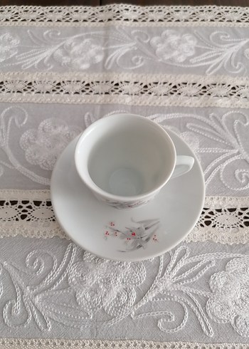 Vintage Beyaz Fincan (1 ad.) - Görsel 5