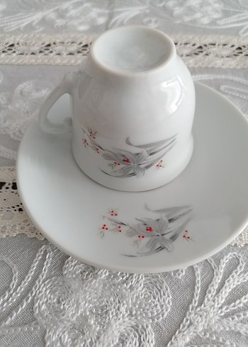 Vintage Beyaz Fincan (1 ad.) - Görsel 3