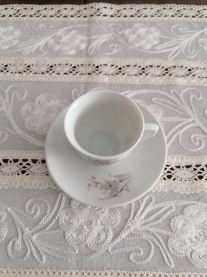Vintage Beyaz Fincan (1 ad.) - Görsel 5