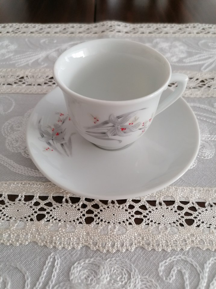 Vintage Beyaz Fincan (1 ad.) - Görsel 4