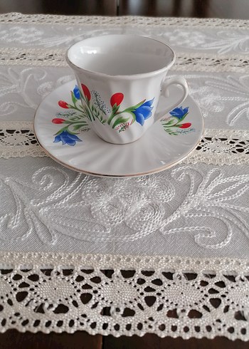 Vintage Kahve Fincan (1 adet ) - Görsel 2