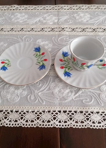 Vintage Kahve Fincan (1 adet ) - Görsel 4