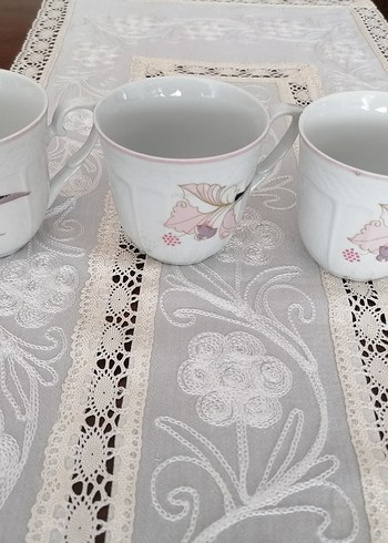 Vintage Çay & Kahve Fincanı (3 adet) - Görsel 3