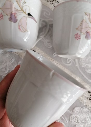 Vintage Çay & Kahve Fincanı (3 adet) - Görsel 7