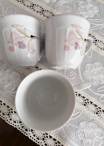 Vintage Çay & Kahve Fincanı (3 adet) - Görsel 6