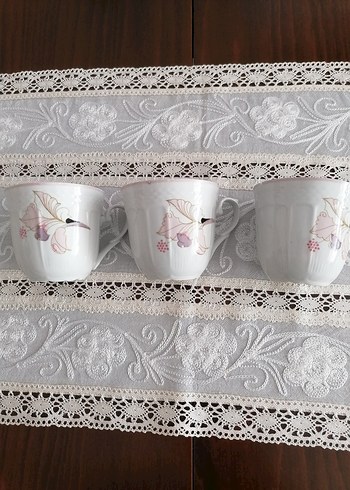 Vintage Çay & Kahve Fincanı (3 adet) - Görsel 2